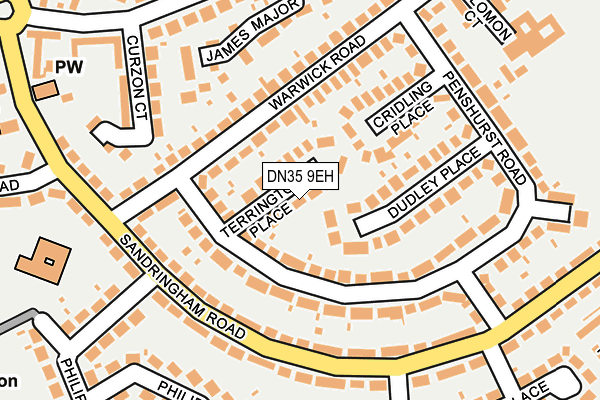 DN35 9EH map - OS OpenMap – Local (Ordnance Survey)