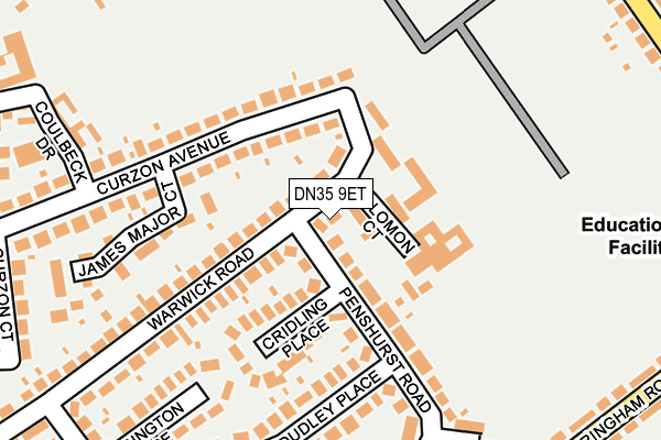 DN35 9ET map - OS OpenMap – Local (Ordnance Survey)