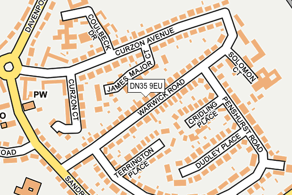 DN35 9EU map - OS OpenMap – Local (Ordnance Survey)