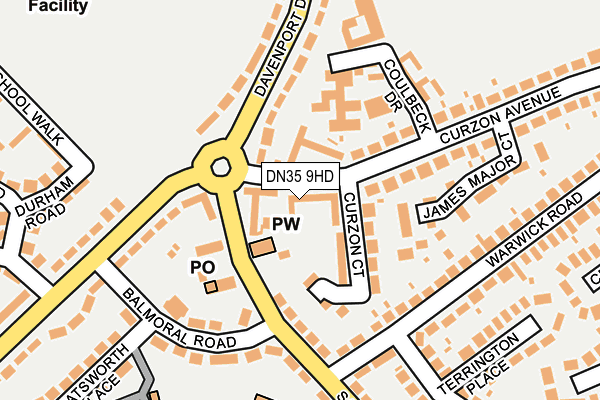 DN35 9HD map - OS OpenMap – Local (Ordnance Survey)