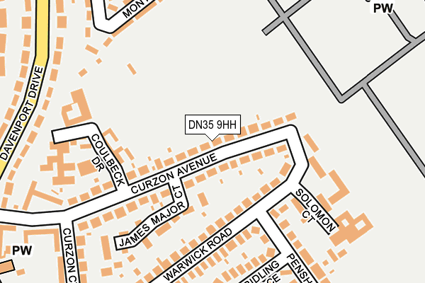 DN35 9HH map - OS OpenMap – Local (Ordnance Survey)