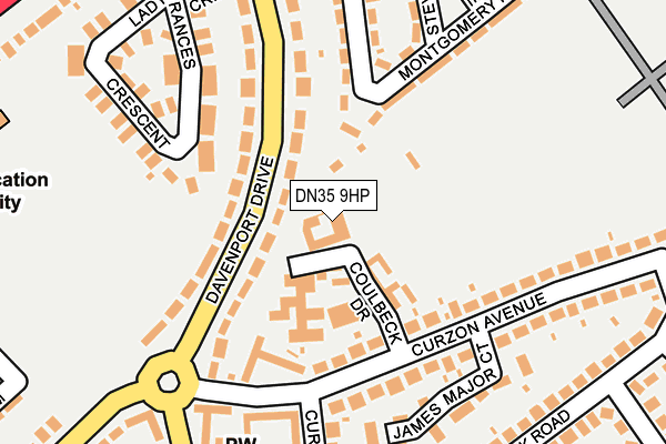 DN35 9HP map - OS OpenMap – Local (Ordnance Survey)