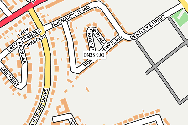 DN35 9JQ map - OS OpenMap – Local (Ordnance Survey)