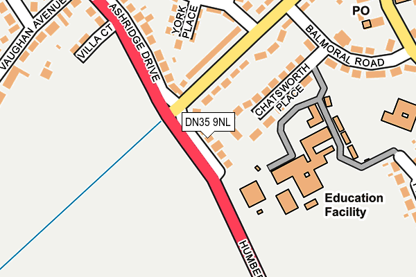 DN35 9NL map - OS OpenMap – Local (Ordnance Survey)