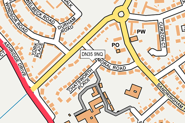 DN35 9NQ map - OS OpenMap – Local (Ordnance Survey)