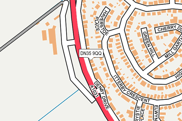 DN35 9QQ map - OS OpenMap – Local (Ordnance Survey)