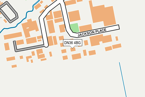 DN36 4BG map - OS OpenMap – Local (Ordnance Survey)