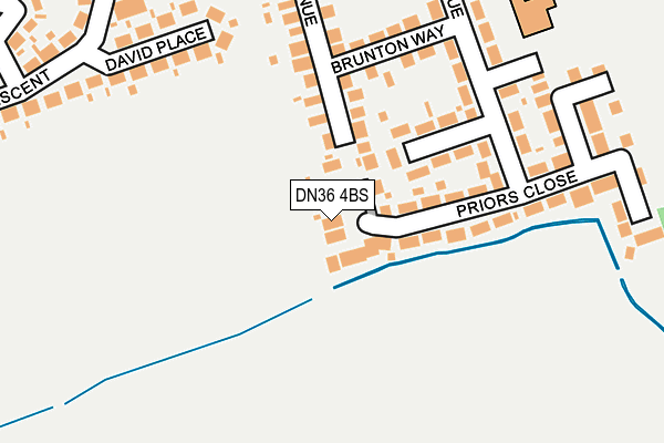 DN36 4BS map - OS OpenMap – Local (Ordnance Survey)