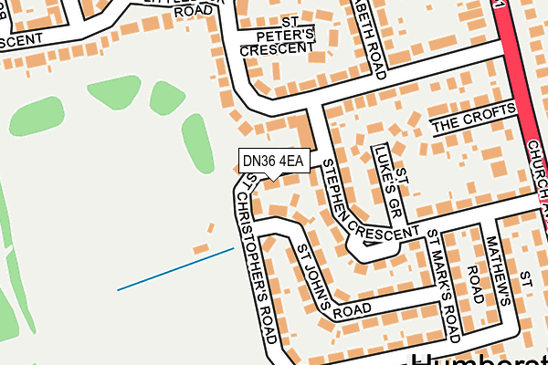 DN36 4EA map - OS OpenMap – Local (Ordnance Survey)