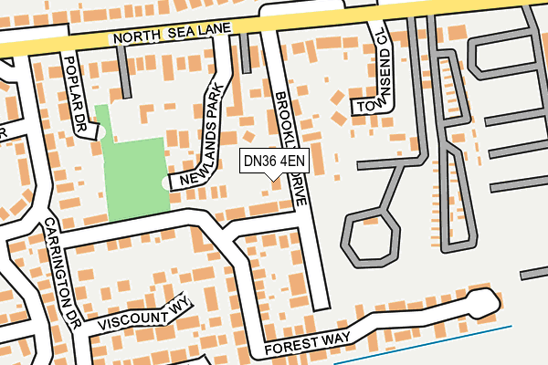 DN36 4EN map - OS OpenMap – Local (Ordnance Survey)