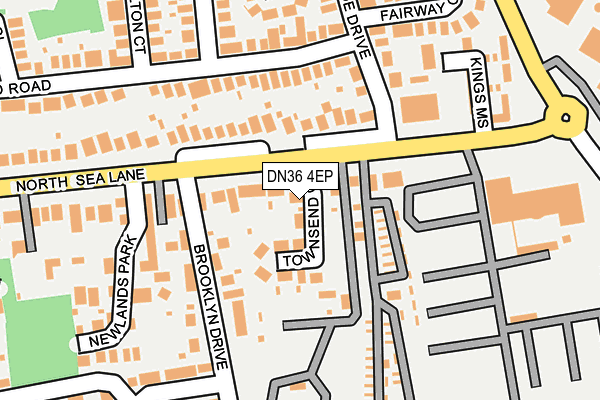 DN36 4EP map - OS OpenMap – Local (Ordnance Survey)