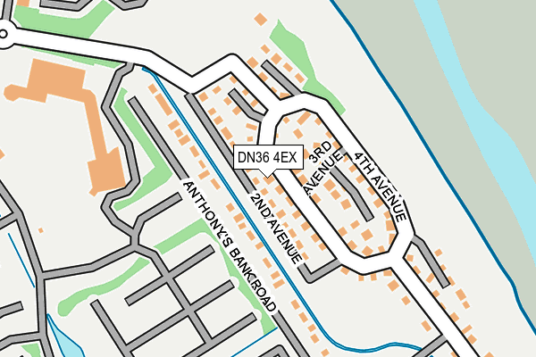 DN36 4EX map - OS OpenMap – Local (Ordnance Survey)