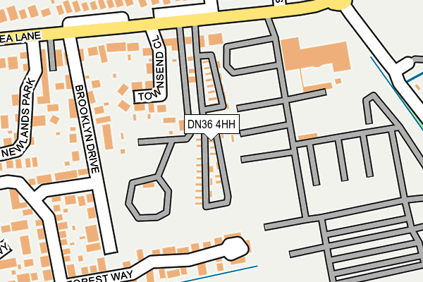 DN36 4HH map - OS OpenMap – Local (Ordnance Survey)