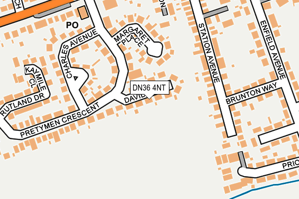 DN36 4NT map - OS OpenMap – Local (Ordnance Survey)