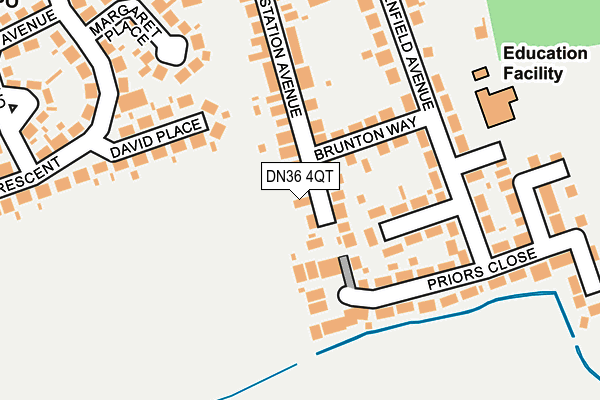 DN36 4QT map - OS OpenMap – Local (Ordnance Survey)