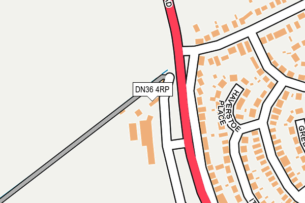 DN36 4RP map - OS OpenMap – Local (Ordnance Survey)