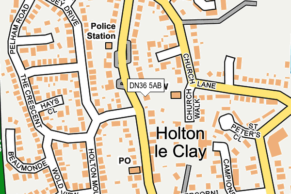 Map of REDBOURNE LION LTD at local scale