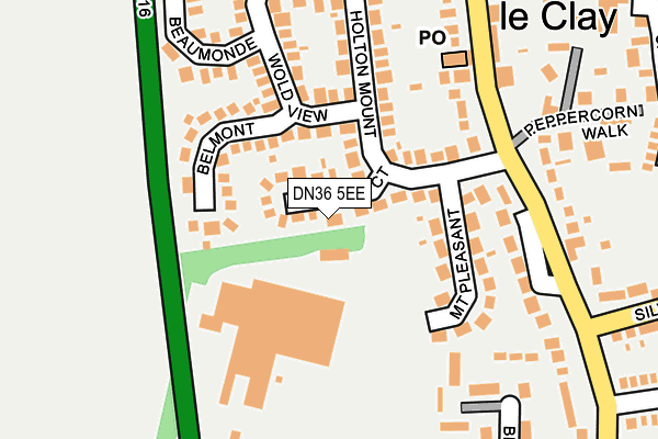 DN36 5EE map - OS OpenMap – Local (Ordnance Survey)