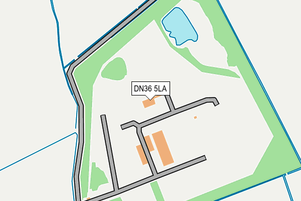 DN36 5LA map - OS OpenMap – Local (Ordnance Survey)