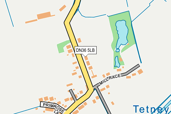DN36 5LB map - OS OpenMap – Local (Ordnance Survey)
