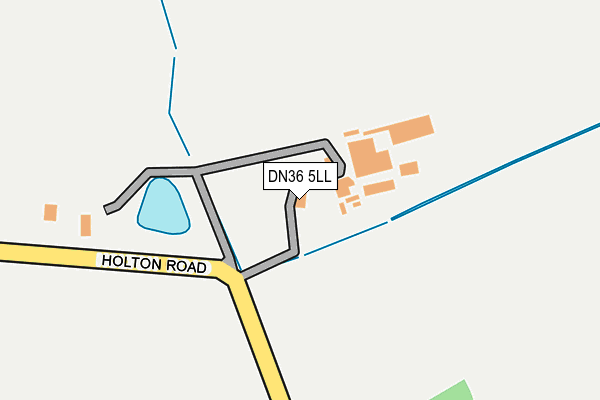 DN36 5LL map - OS OpenMap – Local (Ordnance Survey)