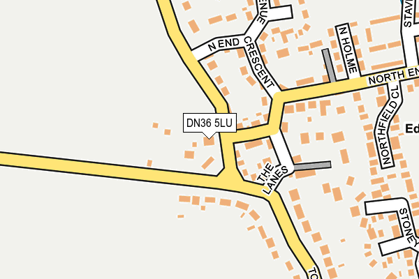 DN36 5LU map - OS OpenMap – Local (Ordnance Survey)