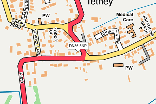 DN36 5NP map - OS OpenMap – Local (Ordnance Survey)
