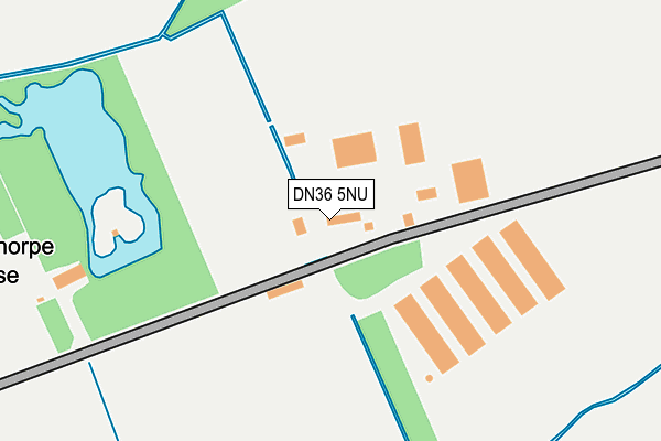 DN36 5NU map - OS OpenMap – Local (Ordnance Survey)