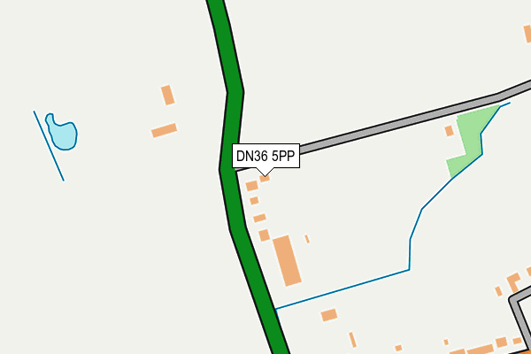 DN36 5PP map - OS OpenMap – Local (Ordnance Survey)