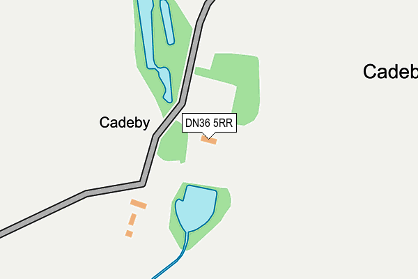DN36 5RR map - OS OpenMap – Local (Ordnance Survey)