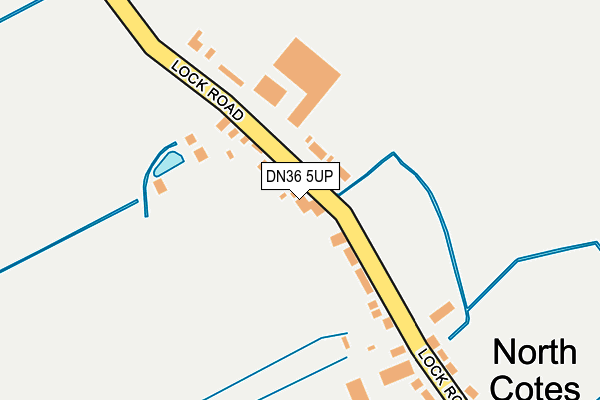 DN36 5UP map - OS OpenMap – Local (Ordnance Survey)