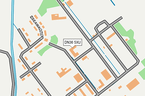 DN36 5XU map - OS OpenMap – Local (Ordnance Survey)