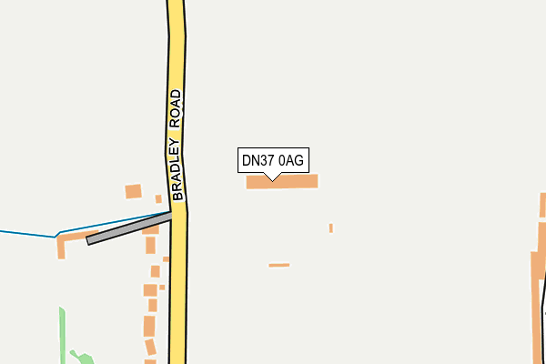DN37 0AG map - OS OpenMap – Local (Ordnance Survey)