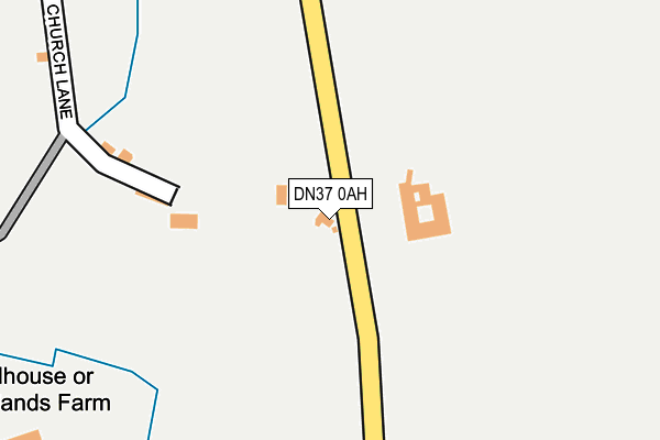 DN37 0AH map - OS OpenMap – Local (Ordnance Survey)