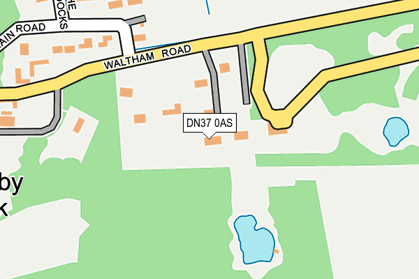 DN37 0AS map - OS OpenMap – Local (Ordnance Survey)