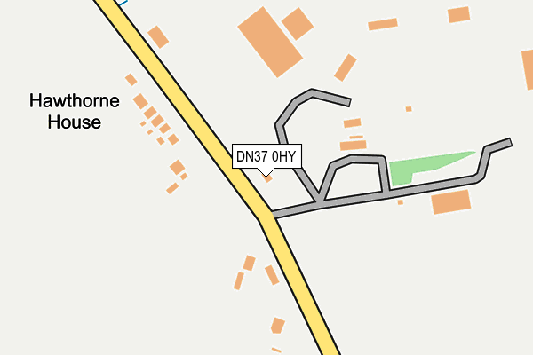 DN37 0HY map - OS OpenMap – Local (Ordnance Survey)