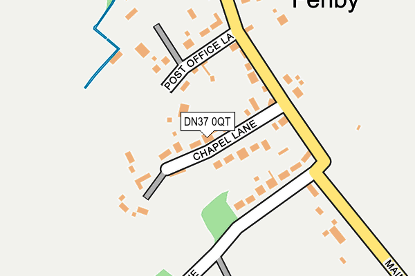 DN37 0QT map - OS OpenMap – Local (Ordnance Survey)