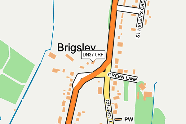 DN37 0RF map - OS OpenMap – Local (Ordnance Survey)