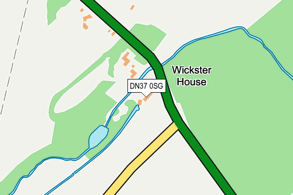 DN37 0SG map - OS OpenMap – Local (Ordnance Survey)