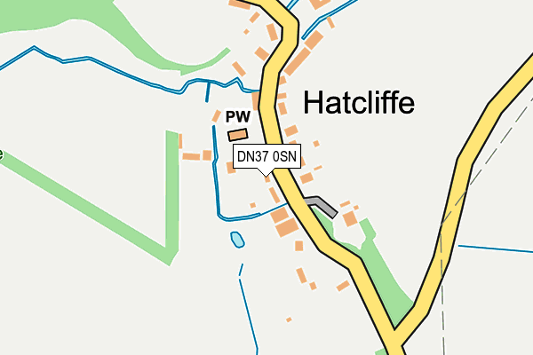 DN37 0SN map - OS OpenMap – Local (Ordnance Survey)