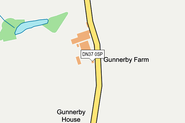 DN37 0SP map - OS OpenMap – Local (Ordnance Survey)