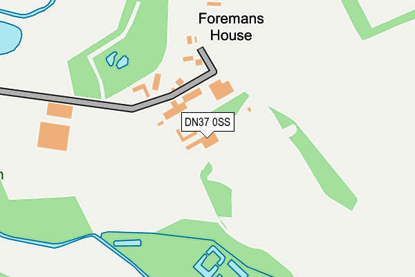 DN37 0SS map - OS OpenMap – Local (Ordnance Survey)