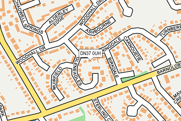 DN37 0UH map - OS OpenMap – Local (Ordnance Survey)