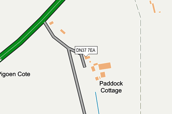 DN37 7EA map - OS OpenMap – Local (Ordnance Survey)