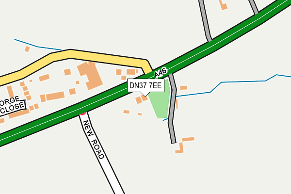 DN37 7EE map - OS OpenMap – Local (Ordnance Survey)