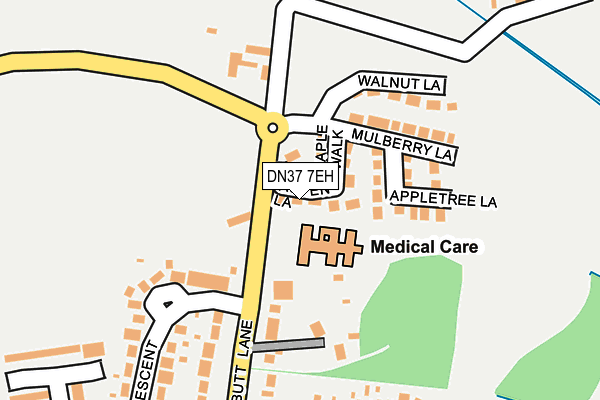 DN37 7EH map - OS OpenMap – Local (Ordnance Survey)