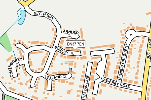 DN37 7EN map - OS OpenMap – Local (Ordnance Survey)