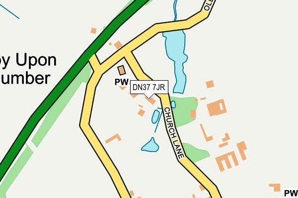 DN37 7JR map - OS OpenMap – Local (Ordnance Survey)