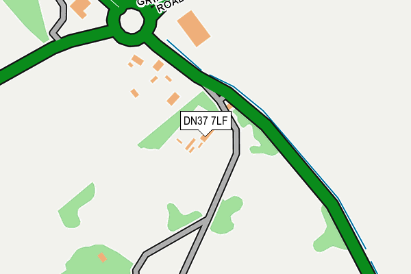 DN37 7LF map - OS OpenMap – Local (Ordnance Survey)
