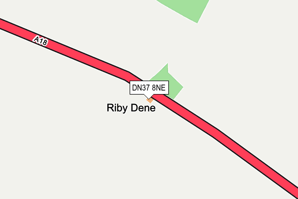 DN37 8NE map - OS OpenMap – Local (Ordnance Survey)